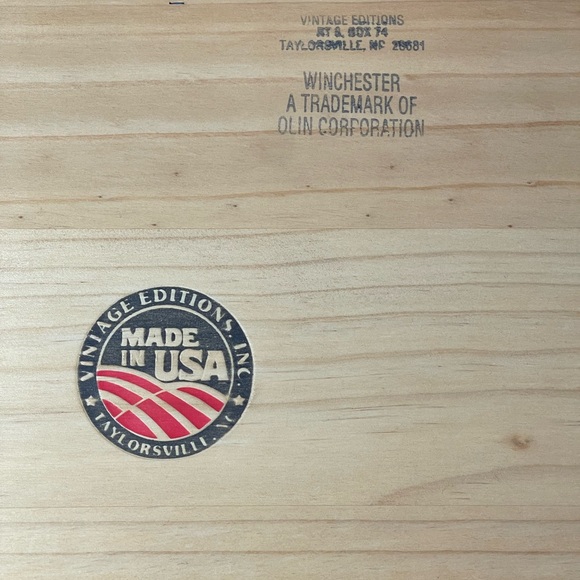 Winchester Wooden Ammo Box - Picture 9 of 14